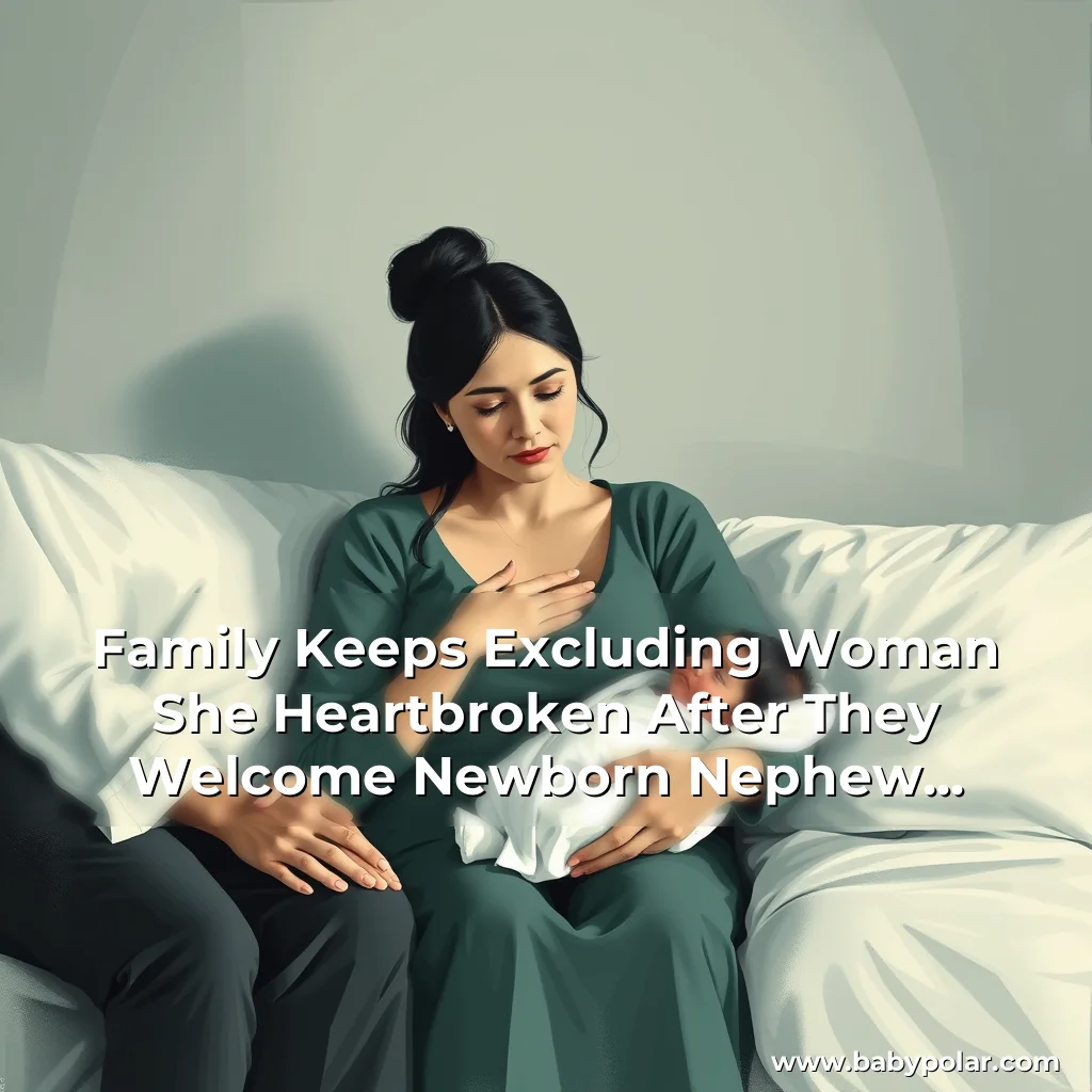 Artistic representation for Family Keeps Excluding Woman She Heartbroken After They Welcome Newborn Nephew Without Her