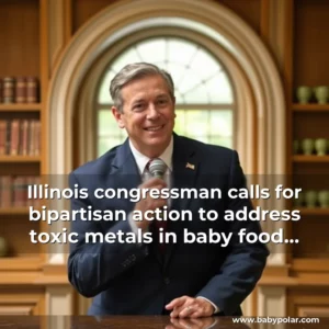 Artistic representation for Illinois congressman calls for bipartisan action to address toxic metals in baby food NaturalNews com