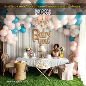 Artistic representation for Inside Lesedi Matsunyane Ferguson baby shower PICS