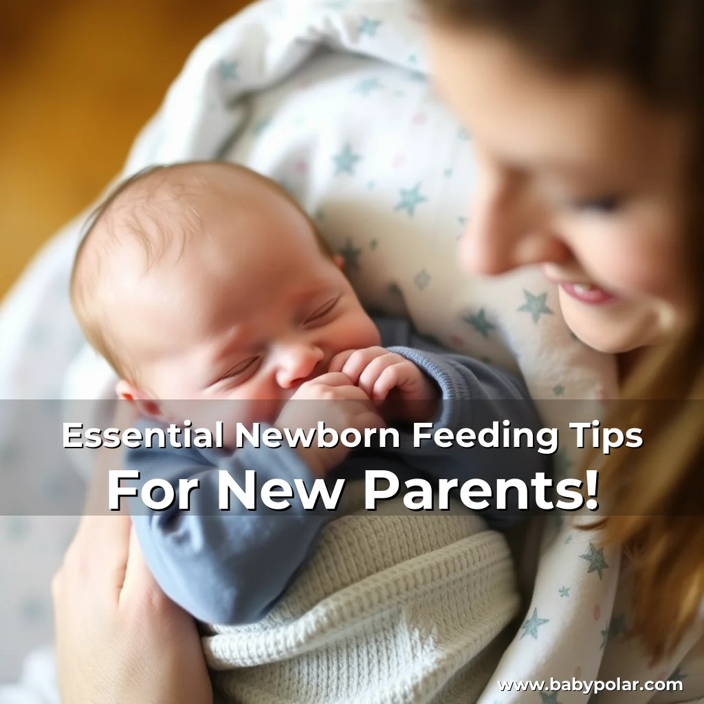 Artistic representation for Essential Newborn Feeding Tips For New Parents!