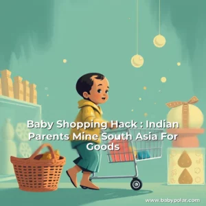 Artistic representation for Baby Shopping Hack : Indian Parents Mine South Asia For Goods