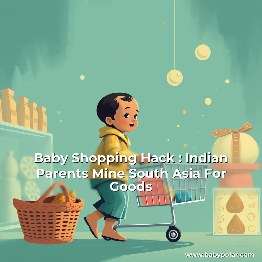 Artistic representation for Baby Shopping Hack : Indian Parents Mine South Asia For Goods