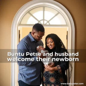 Artistic representation for Buntu Petse and husband welcome their newborn