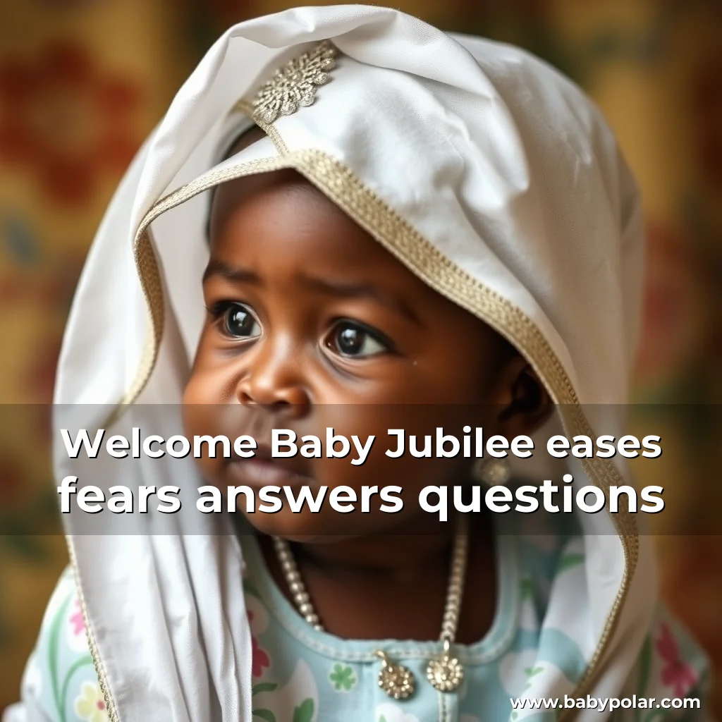 Artistic representation for Welcome Baby Jubilee eases fears answers questions