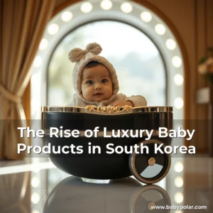 Artistic representation for The Rise of Luxury Baby Products in South Korea