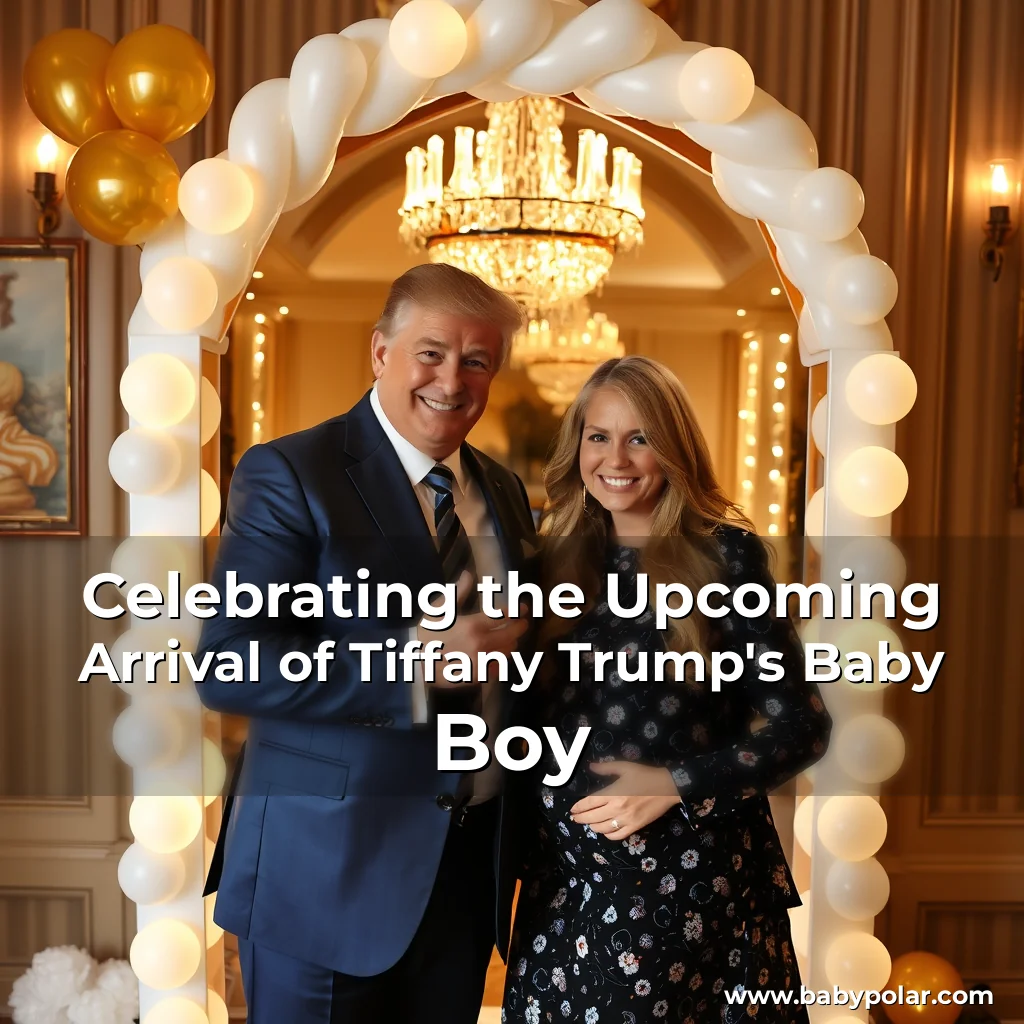 Artistic representation for Celebrating the Upcoming Arrival of Tiffany Trump's Baby Boy