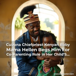 Artistic representation for Cubana Chiefpriest Kenyan Baby Mama Hellen Begs Him For Co-Parenting Role In Her Child’S Life!