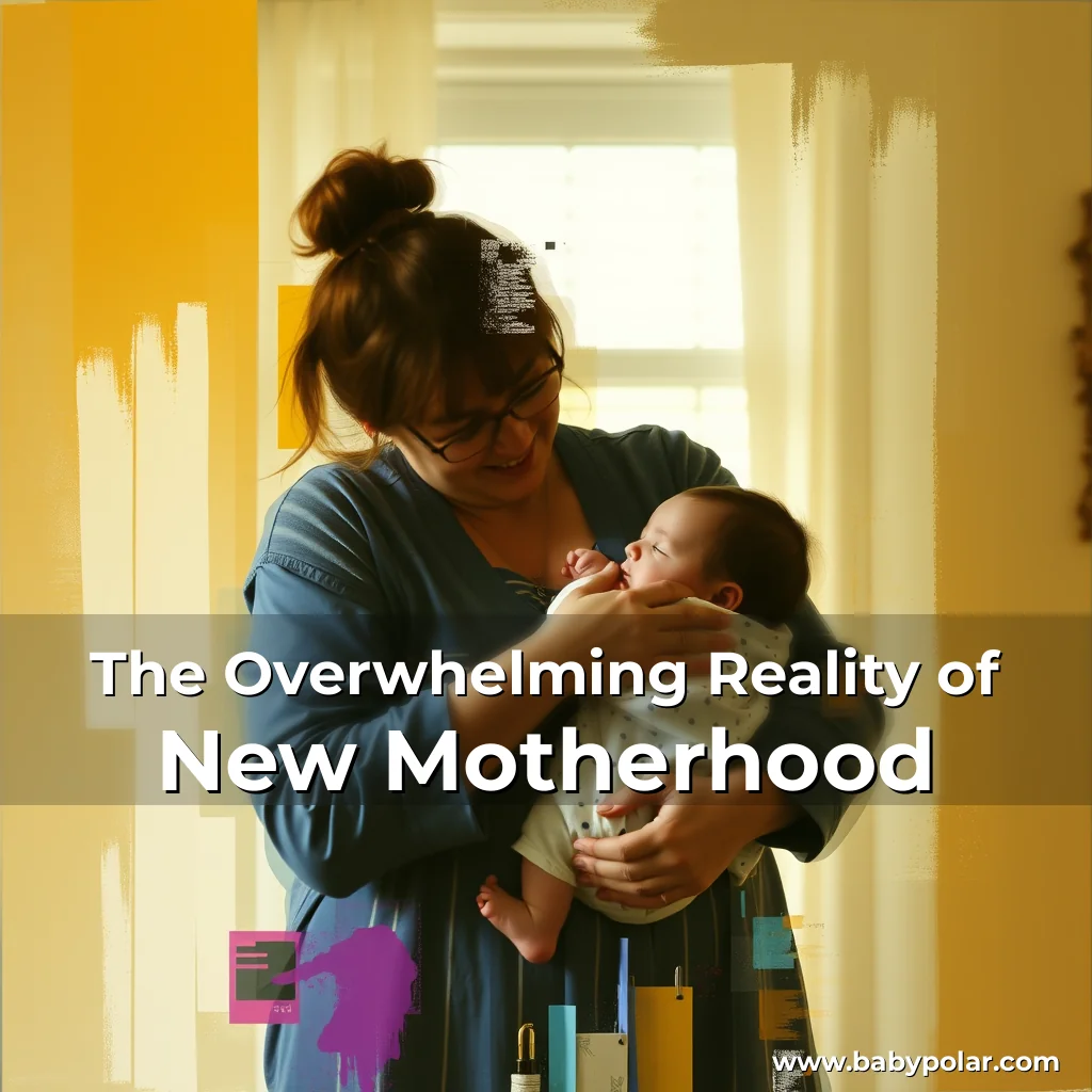 Artistic representation for The Overwhelming Reality of New Motherhood