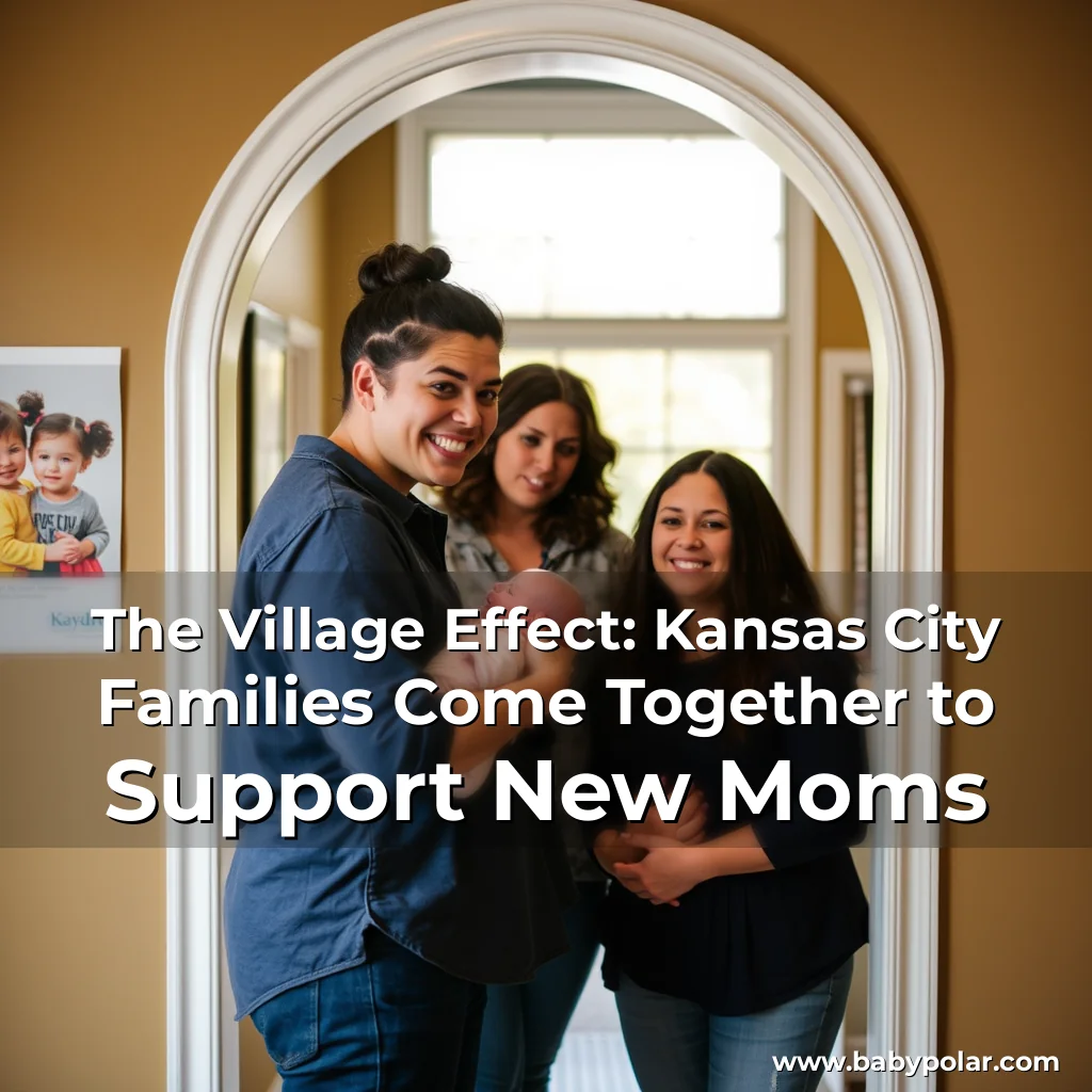 Artistic representation for The Village Effect: Kansas City Families Come Together to Support New Moms