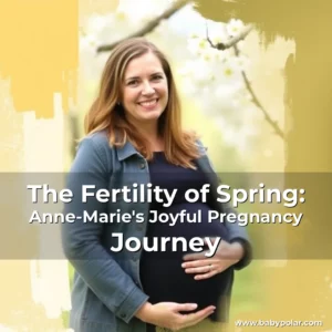 Artistic representation for The Fertility of Spring: Anne-Marie's Joyful Pregnancy Journey