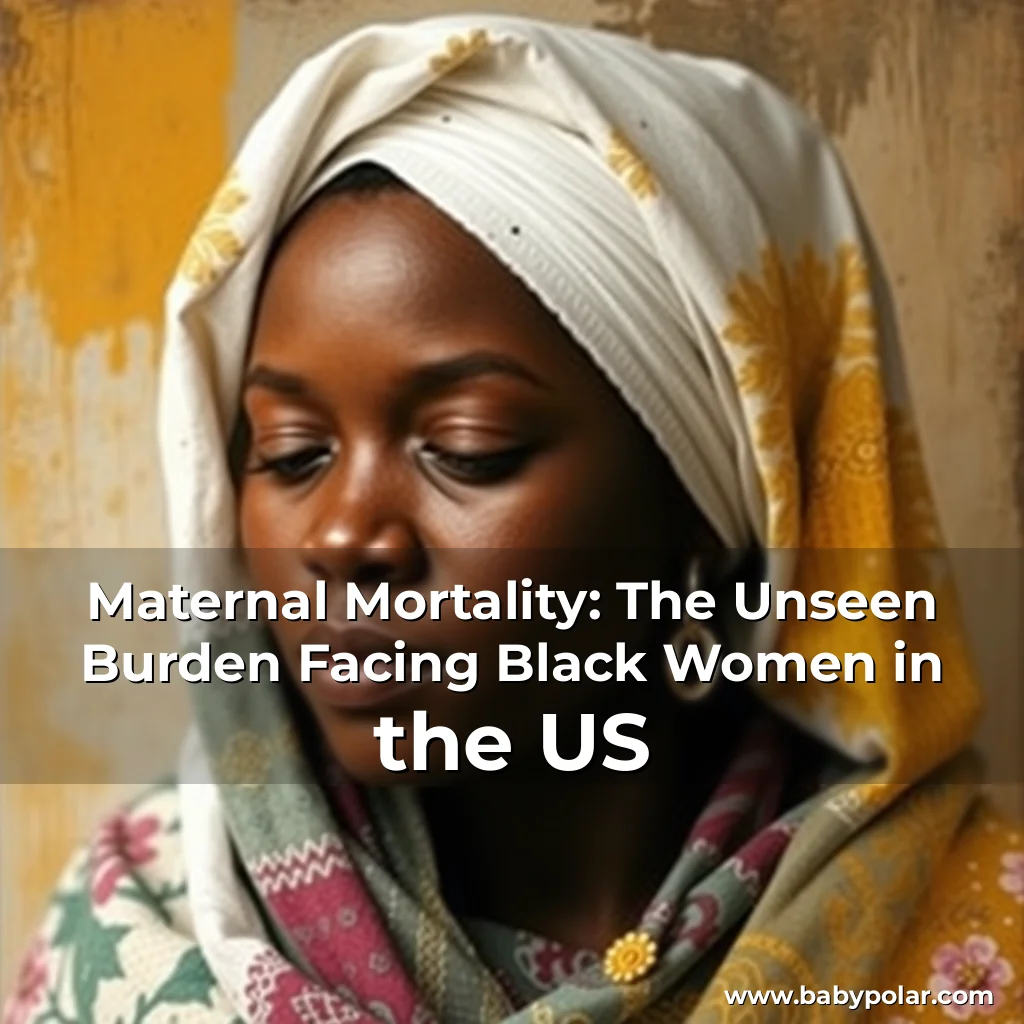 Artistic representation for Maternal Mortality: The Unseen Burden Facing Black Women in the US