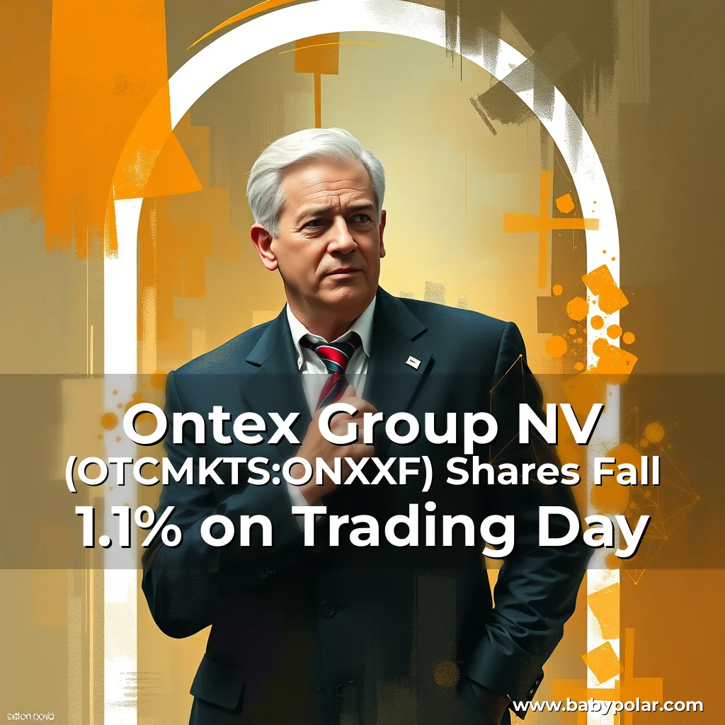 Artistic representation for Ontex Group NV (OTCMKTS:ONXXF) Shares Fall 1.1% on Trading Day