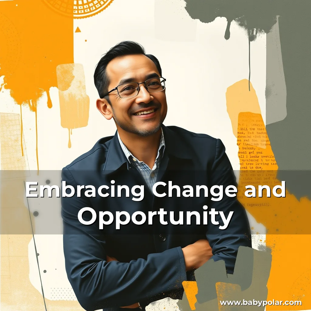 Artistic representation for Embracing Change and Opportunity
