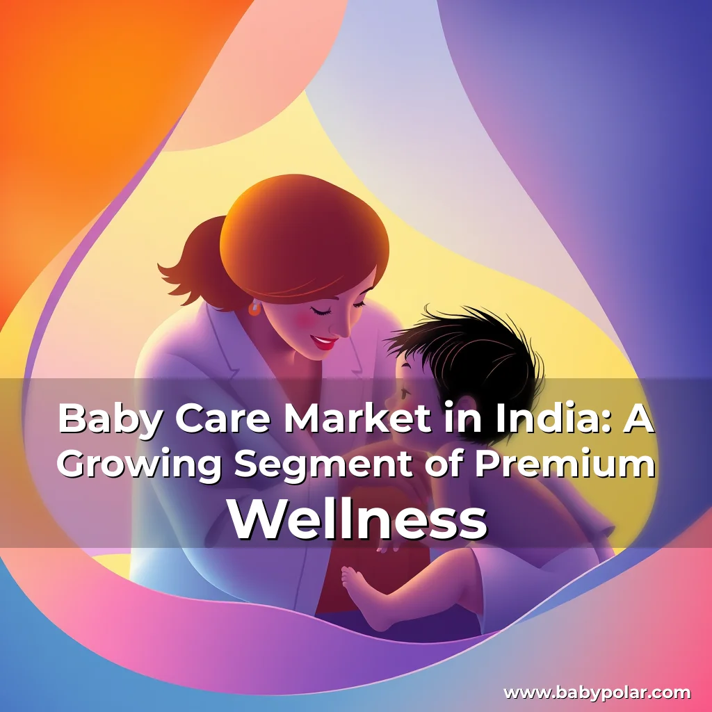 Artistic representation for Baby Care Market in India: A Growing Segment of Premium Wellness
