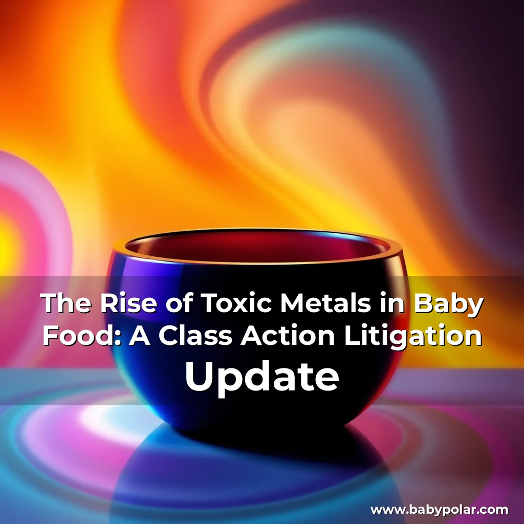 Artistic representation for The Rise of Toxic Metals in Baby Food: A Class Action Litigation Update