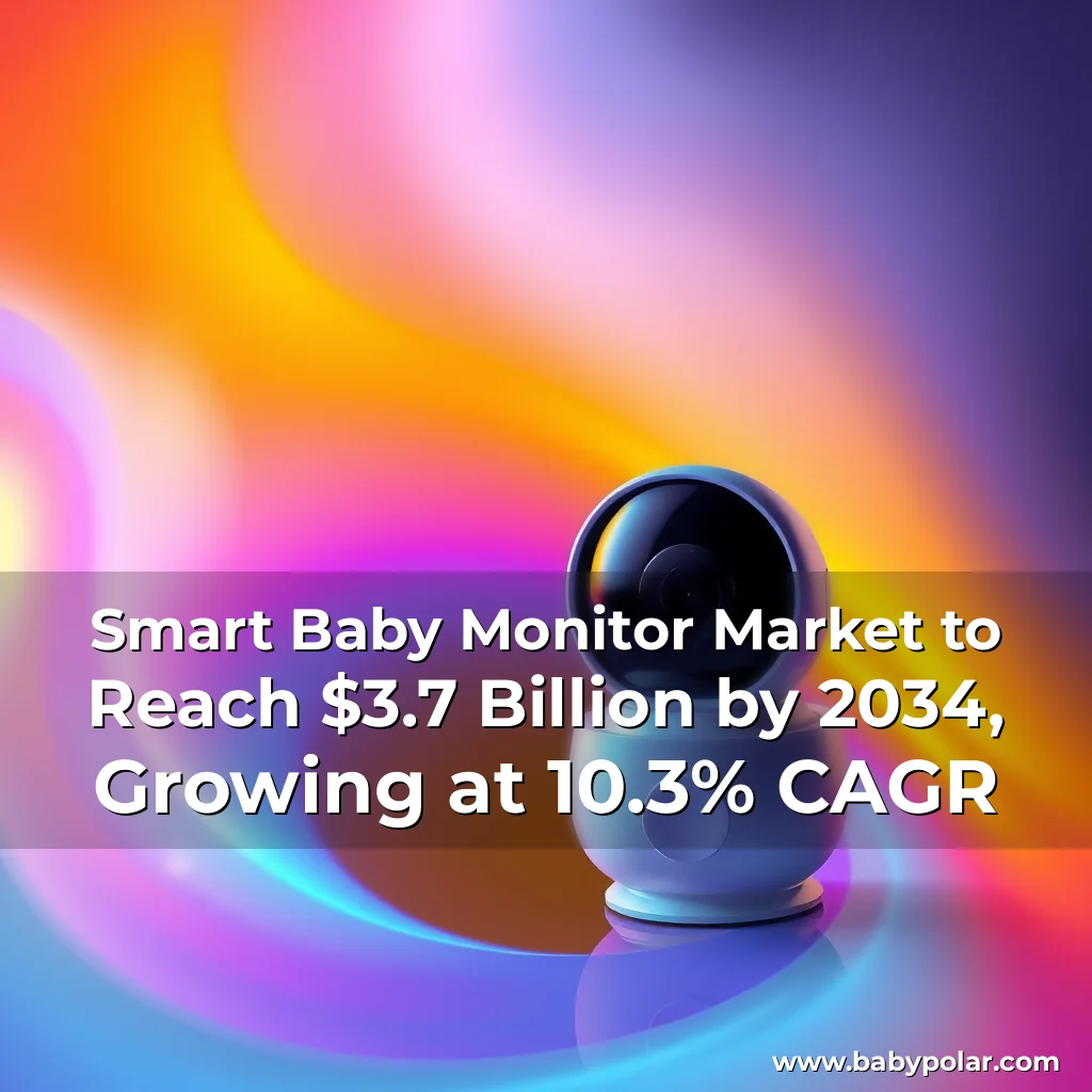 Artistic representation for Smart Baby Monitor Market to Reach $3.7 Billion by 2034, Growing at 10.3% CAGR