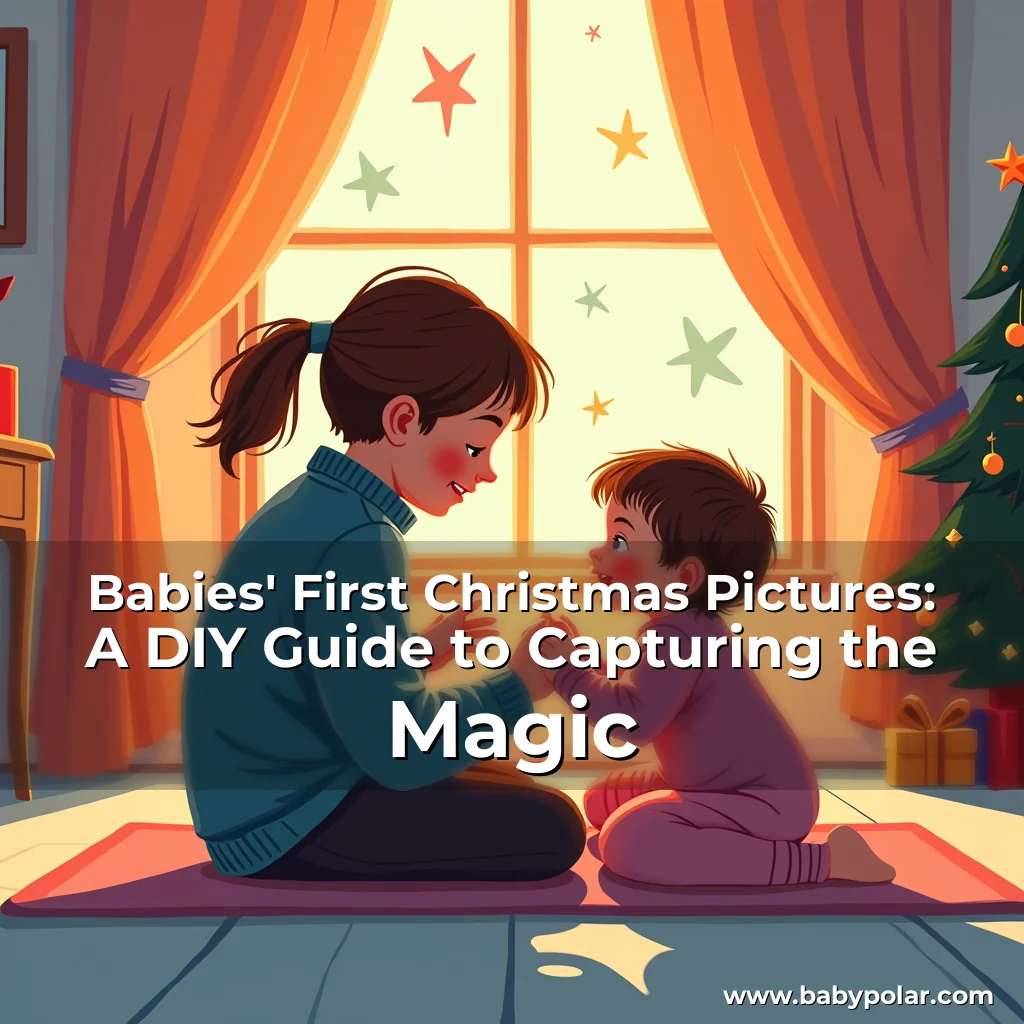 Artistic representation for Babies' First Christmas Pictures: A DIY Guide to Capturing the Magic
