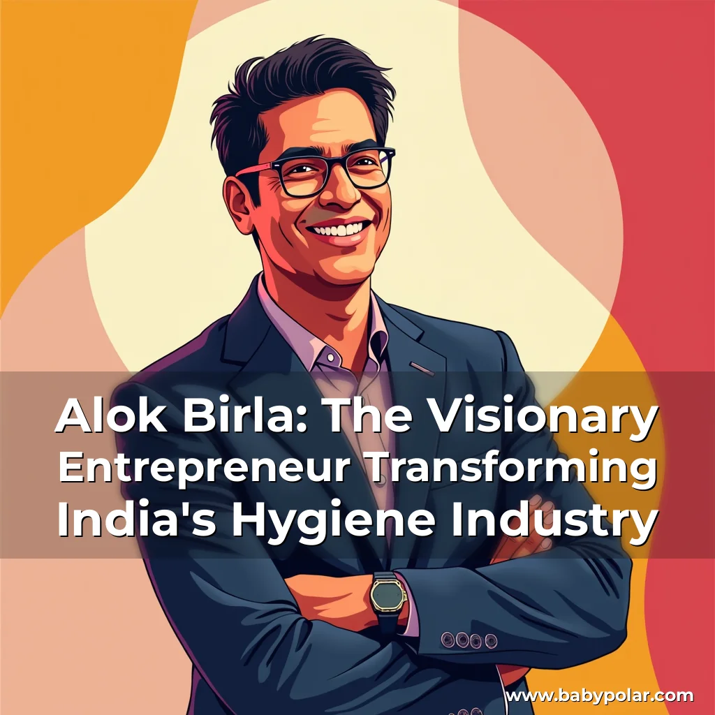 Artistic representation for Alok Birla: The Visionary Entrepreneur Transforming India's Hygiene Industry