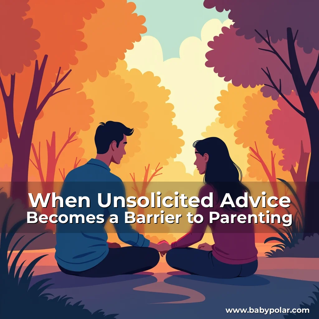 Artistic representation for When Unsolicited Advice Becomes a Barrier to Parenting