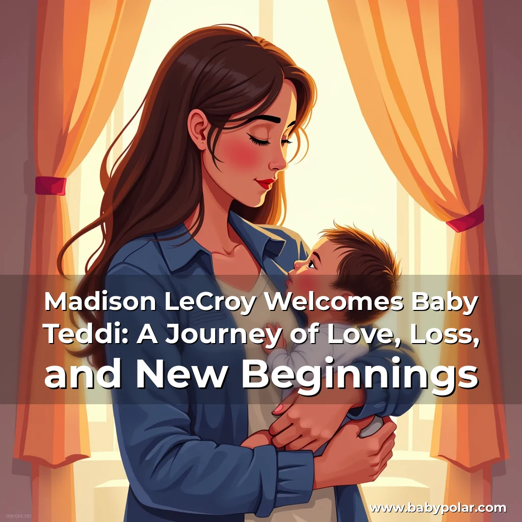 Artistic representation for Madison LeCroy Welcomes Baby Teddi: A Journey of Love, Loss, and New Beginnings