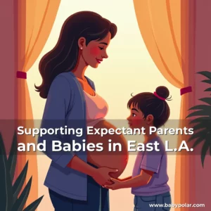 Artistic representation for Supporting Expectant Parents and Babies in East L.A.