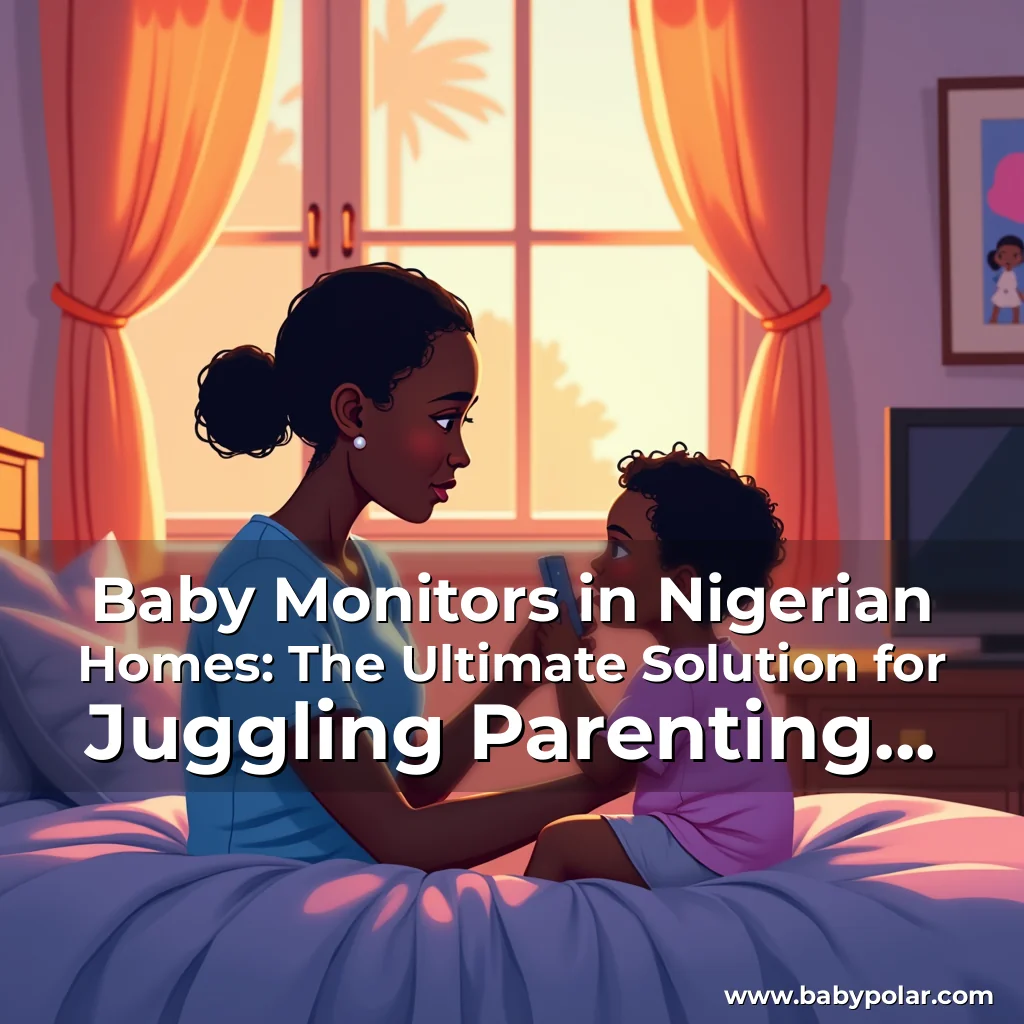 Artistic representation for Baby Monitors in Nigerian Homes: The Ultimate Solution for Juggling Parenting Responsibilities