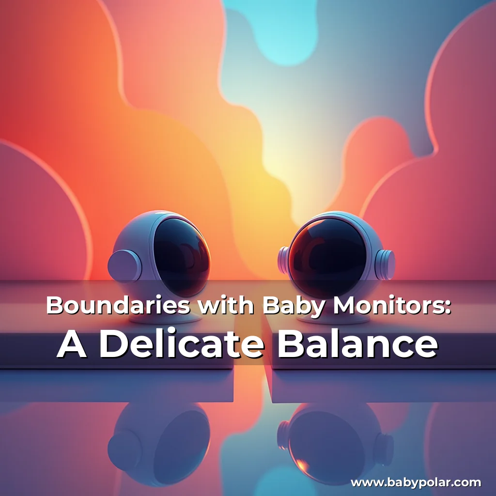 Artistic representation for Boundaries with Baby Monitors: A Delicate Balance