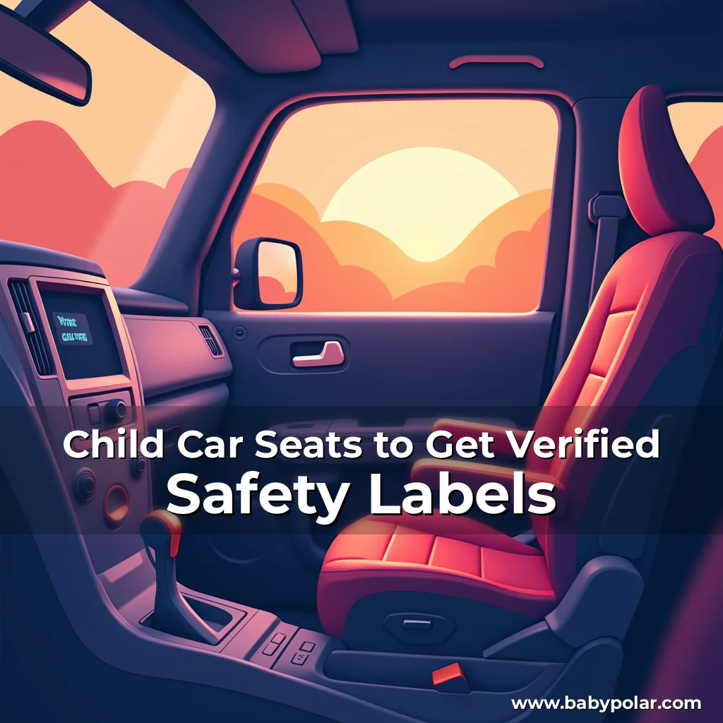 Artistic representation for Child Car Seats to Get Verified Safety Labels