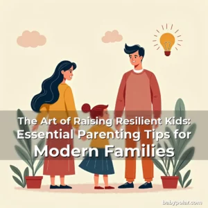 Artistic representation for The Art of Raising Resilient Kids: Essential Parenting Tips for Modern Families