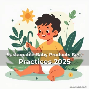 Artistic representation for Sustainable Baby Products Best Practices 2025