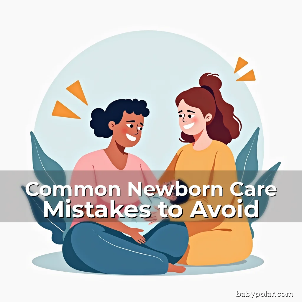 Artistic representation for Common Newborn Care Mistakes to Avoid