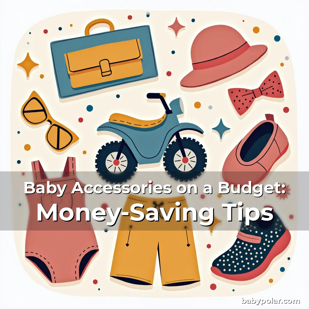 Artistic representation for Baby Accessories on a Budget: Money-Saving Tips