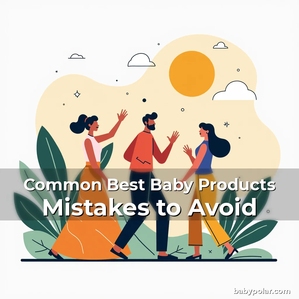 Artistic representation for Common Best Baby Products Mistakes to Avoid