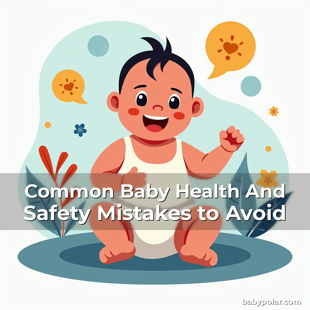 Artistic representation for Common Baby Health And Safety Mistakes to Avoid