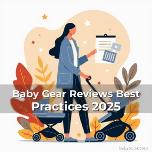 Artistic representation for Baby Gear Reviews Best Practices 2025