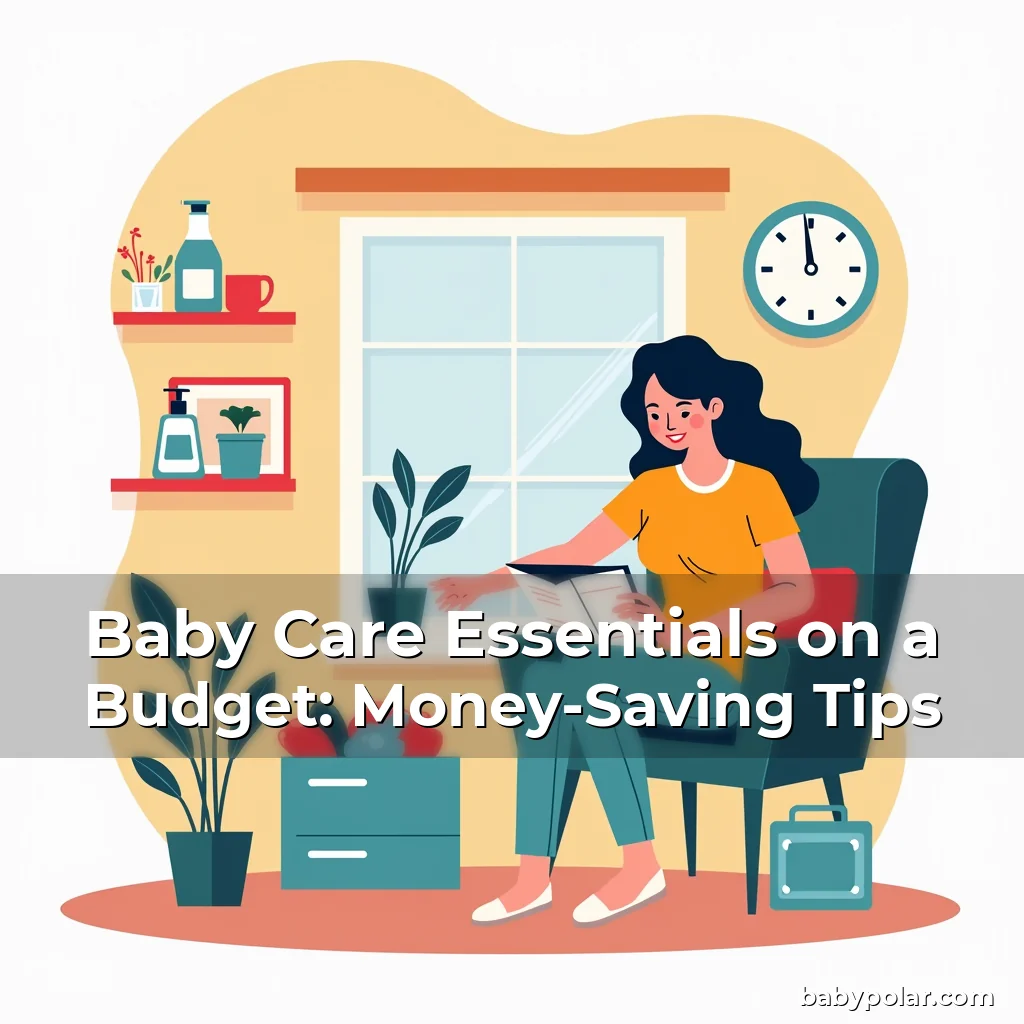 Artistic representation for Baby Care Essentials on a Budget: Money-Saving Tips