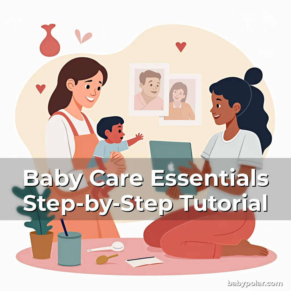 Artistic representation for Baby Care Essentials Step-by-Step Tutorial