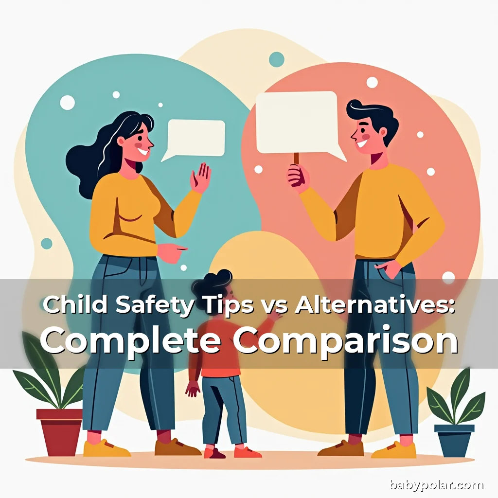 Artistic representation for Child Safety Tips vs Alternatives: Complete Comparison