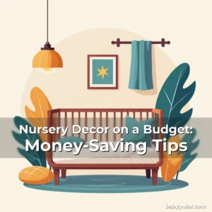 Artistic representation for Nursery Decor on a Budget: Money-Saving Tips