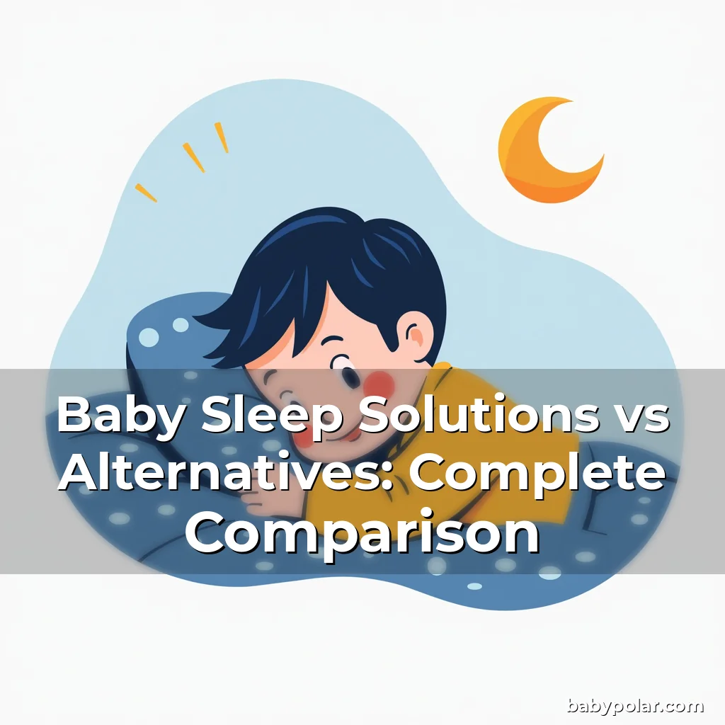 Artistic representation for Baby Sleep Solutions vs Alternatives: Complete Comparison
