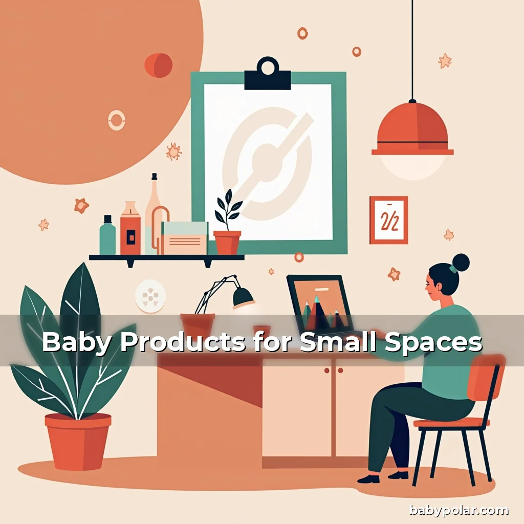 Artistic representation for Baby Products for Small Spaces