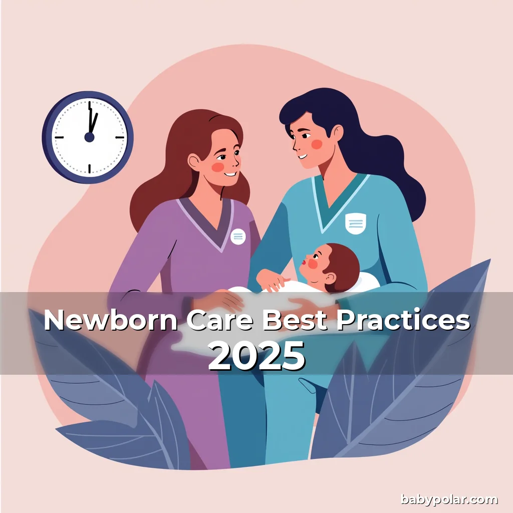 Artistic representation for Newborn Care Best Practices 2025