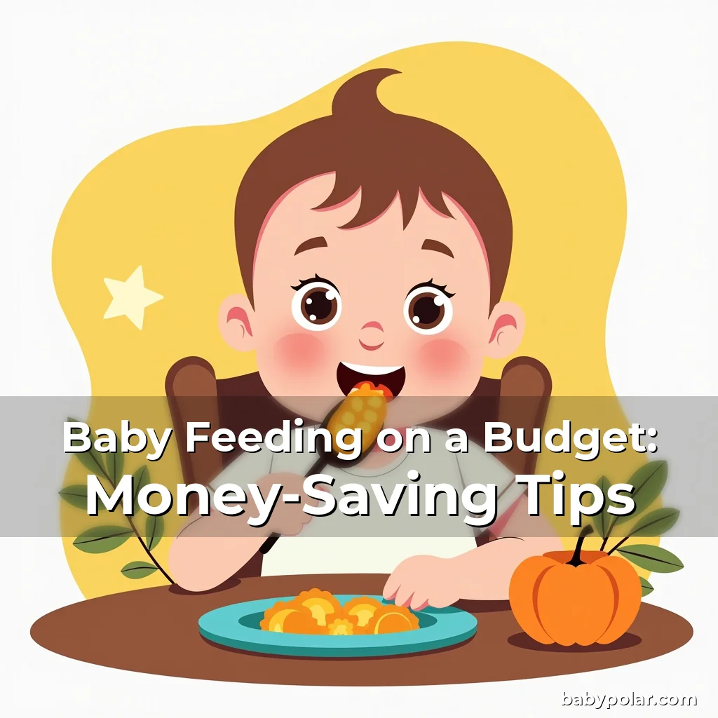 Artistic representation for Baby Feeding on a Budget: Money-Saving Tips
