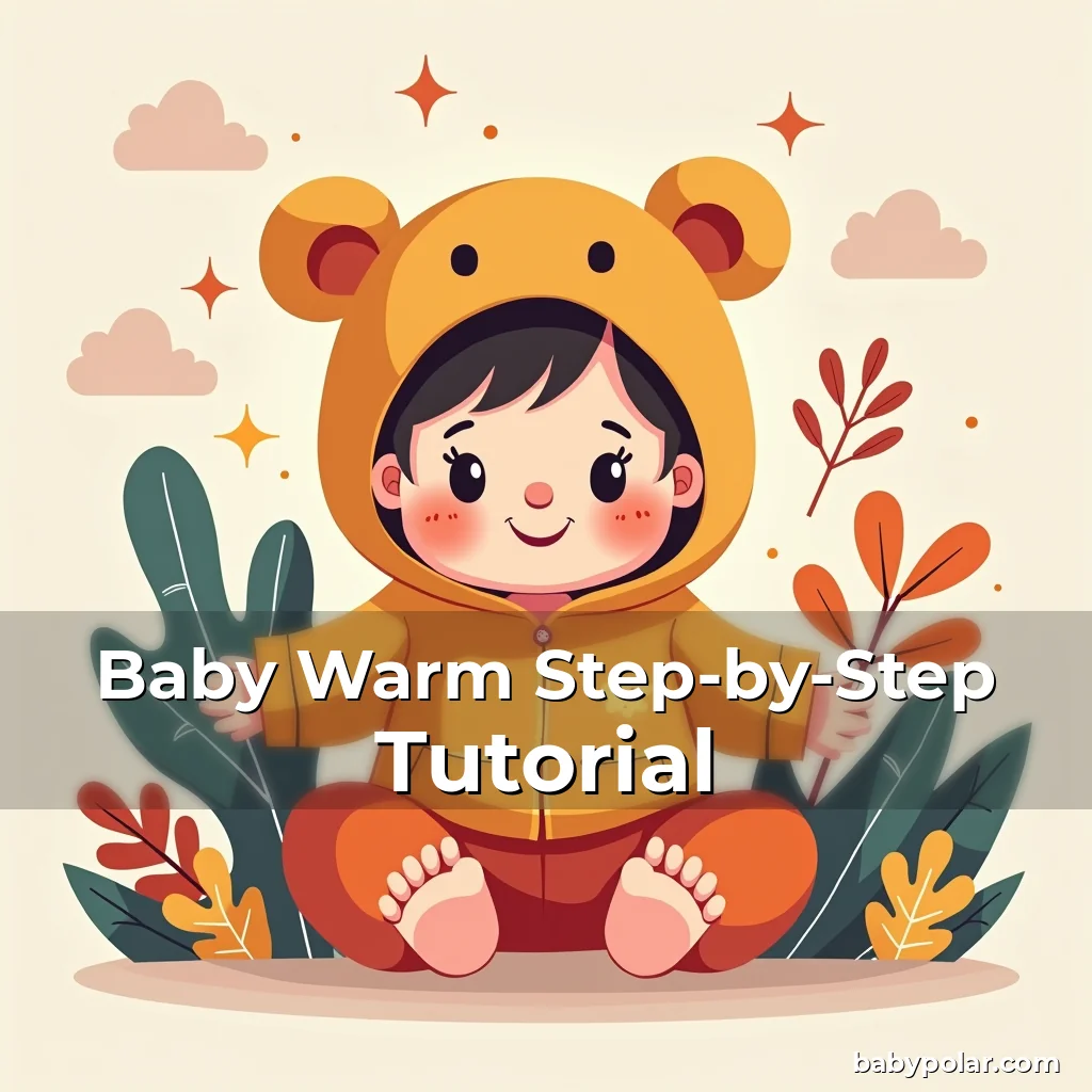 Artistic representation for Baby Warm Step-by-Step Tutorial