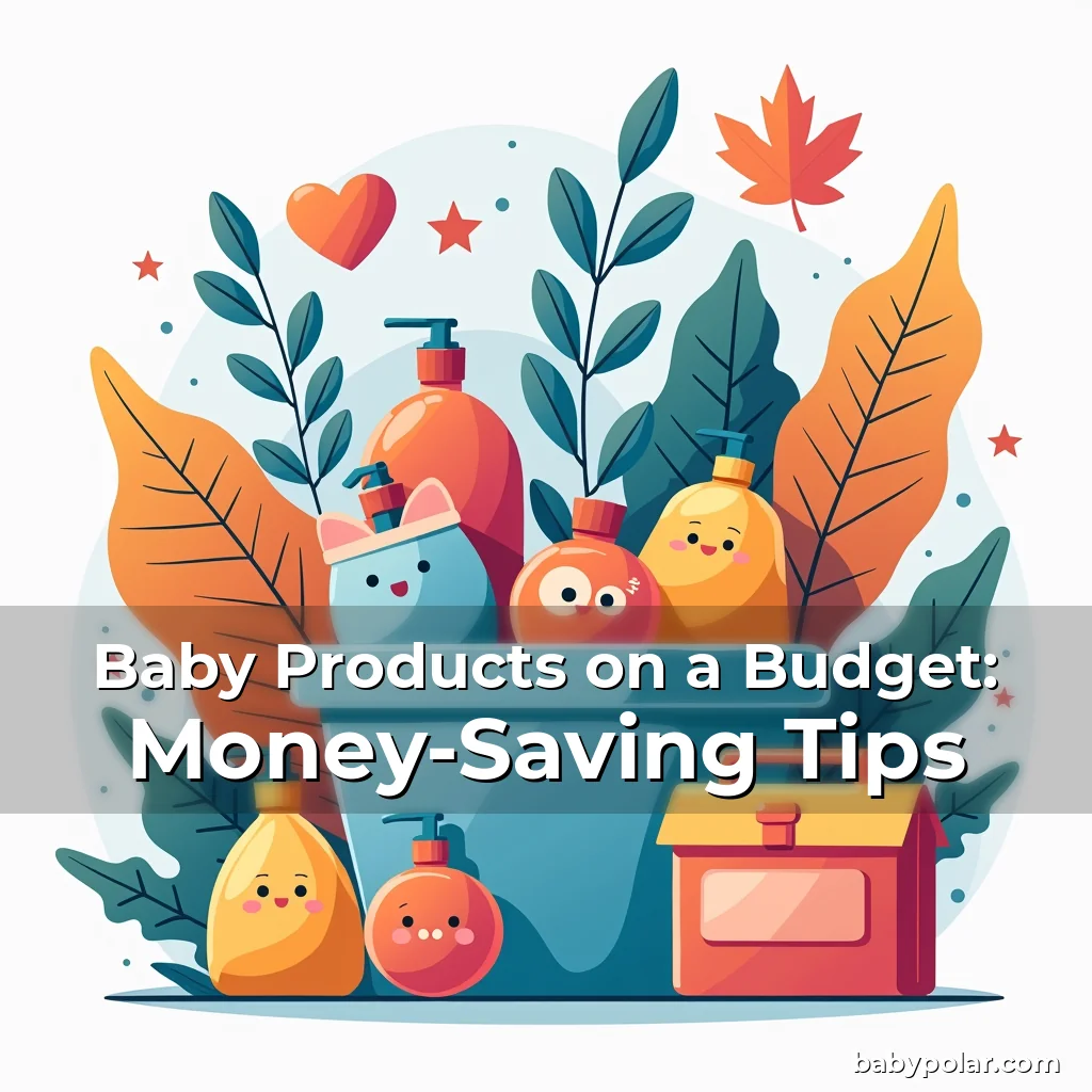 Artistic representation for Baby Products on a Budget: Money-Saving Tips