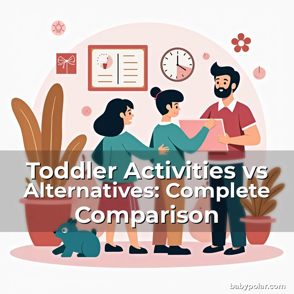 Artistic representation for Toddler Activities vs Alternatives: Complete Comparison