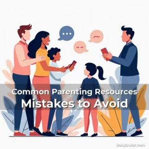 Artistic representation for Common Parenting Resources Mistakes to Avoid
