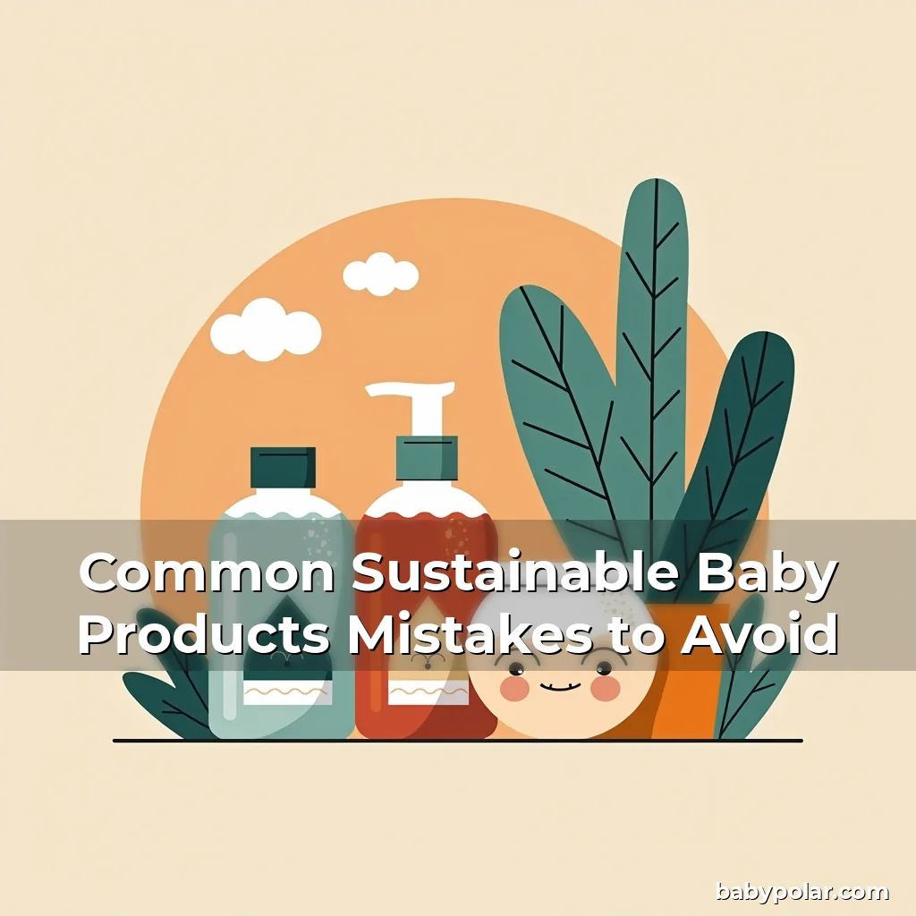 Artistic representation for Common Sustainable Baby Products Mistakes to Avoid