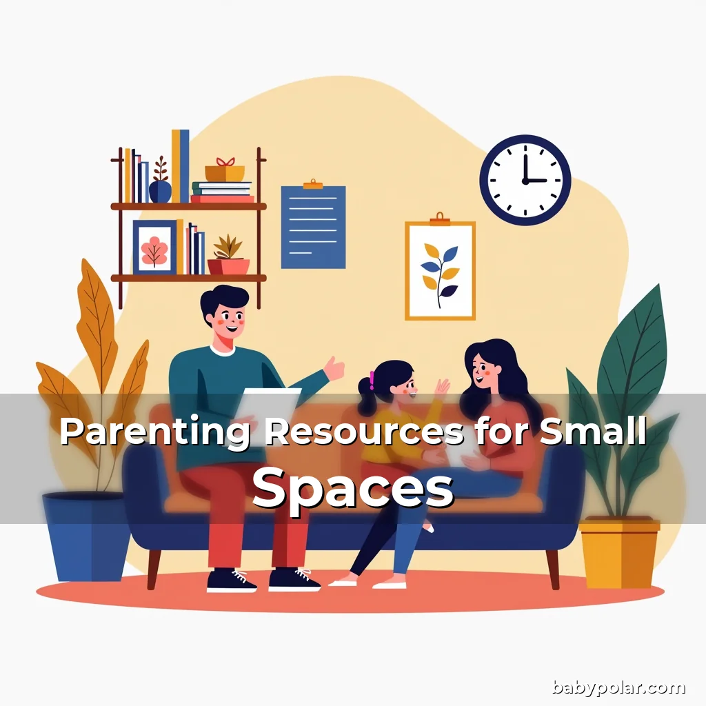 Artistic representation for Parenting Resources for Small Spaces