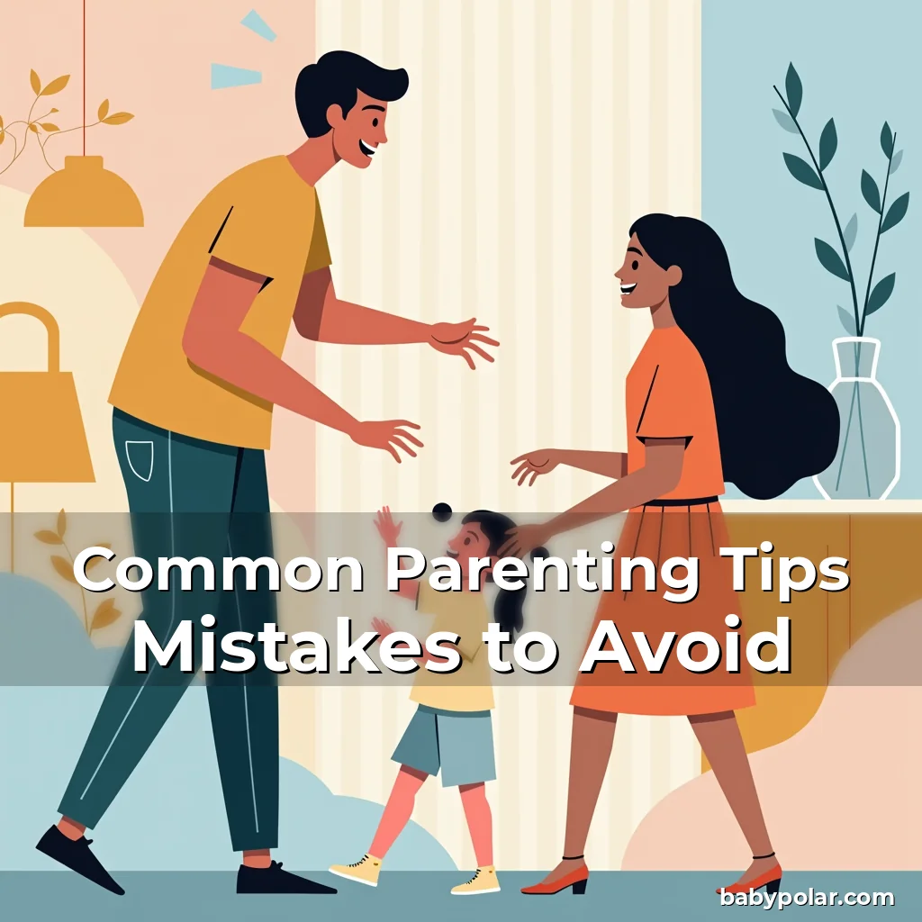 Artistic representation for Common Parenting Tips Mistakes to Avoid